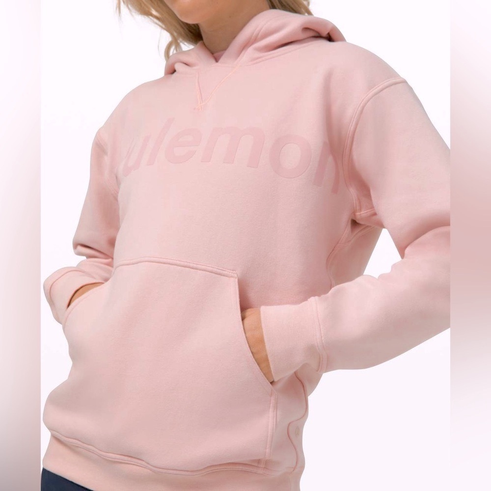 Lululemon All Yours Hoodie *Graphic in Feather Pink Size 10